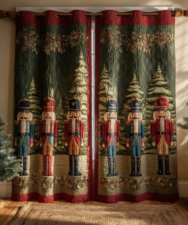 Nutcracker Magic Quilted Curtains