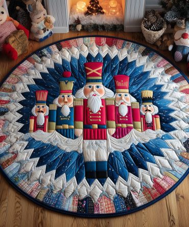 Nutcracker Magic Quilted Round Mat