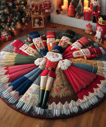Nutcracker Story Quilted Round Mat