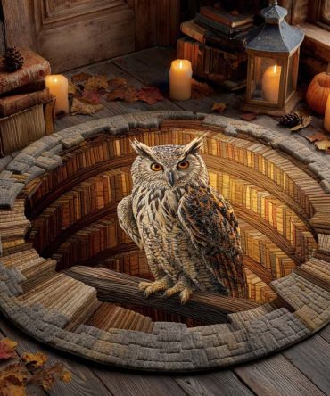 Omen Keep Quilted Round Mat