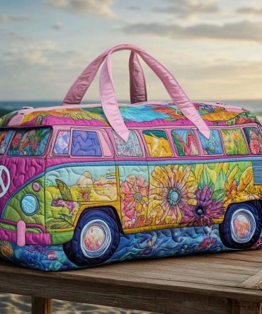 Open Road Soul Quilted Duffle Bag - Stylish Travel Companion for Adventurers