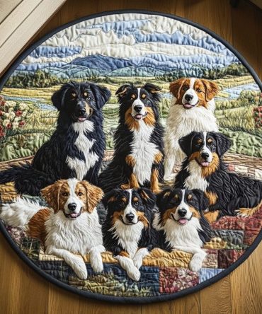 Outback Paws Quilted Round Mat