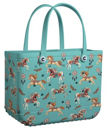Bucket Tote Bag, Limited Edition Bogg Bag, Beach Bag Warrior'S Steed