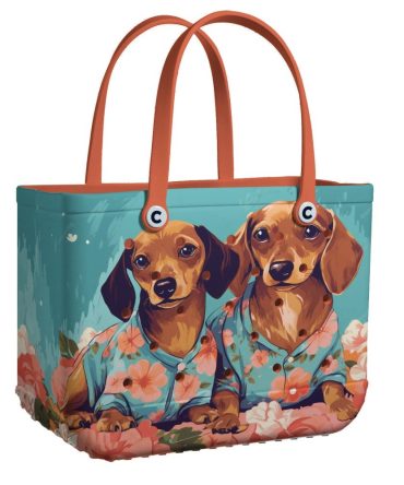Bucket Tote Bag, Limited Edition Bogg Bag, Beach Bag Pajama Paws