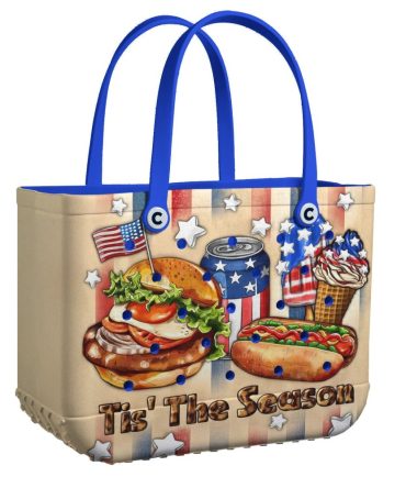Patriotic Picnic Tote Bag – Perfect For Bbqs, Beach & Summer Fun! 🎉🇺🇸