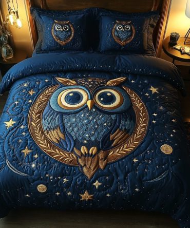 Perch And Gaze 3-Piece Quilted Bedding Set