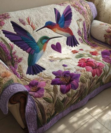 Petal Dancers Quilted Sofa Cover