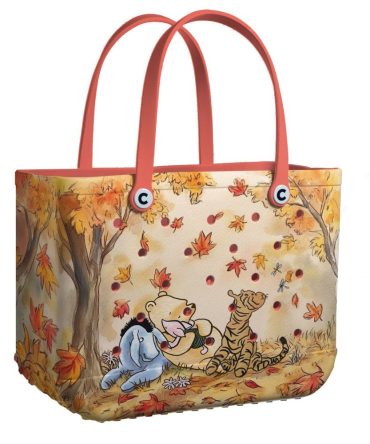 Certainly! Here'S A High Ctr Product Title For Your Bag:

Autumn Forest Tote Bag - Cute Bear & Tiger Design, Durable & Stylish For Everyday Use
