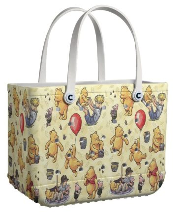 Bucket Tote Bag, Limited Edition Bogg Bag, Beach Bag Pooh'S Playtime