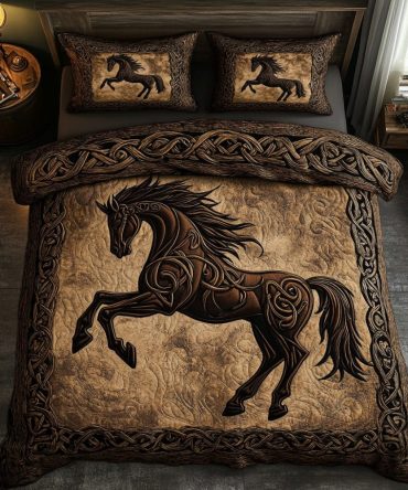Prairie Rider 3-Piece Quilted Bedding Set