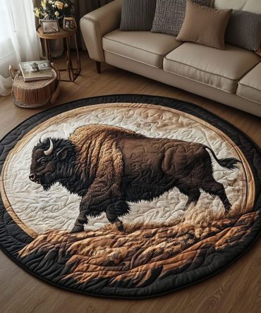 Prairie Spirit Quilted Round Mat