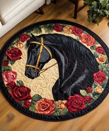 Prairie Whisper Quilted Round Mat