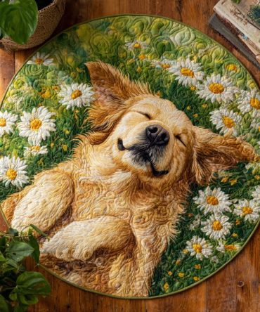 Pure Joy Quilted Round Mat