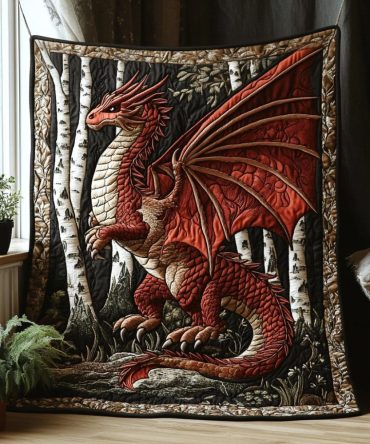 Pyric Sovereign Quilted Blanket