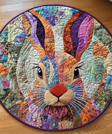Quiet Nest Quilted Round Mat