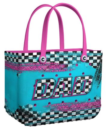 Bucket Tote Bag, Limited Edition Bogg Bag, Beach Bag Racing Dad