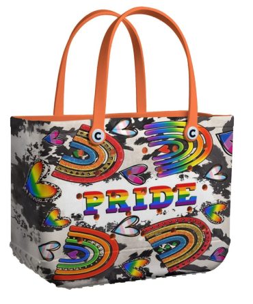 Vibrant Pride Rainbow Tote Bag – Stylish, Colorful, And Spacious For Any Occasion
