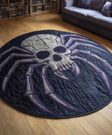 Reaper Spider Quilted Round Mat
