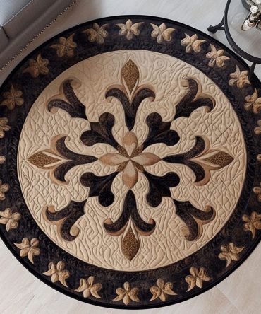 Regal Charm Quilted Round Mat