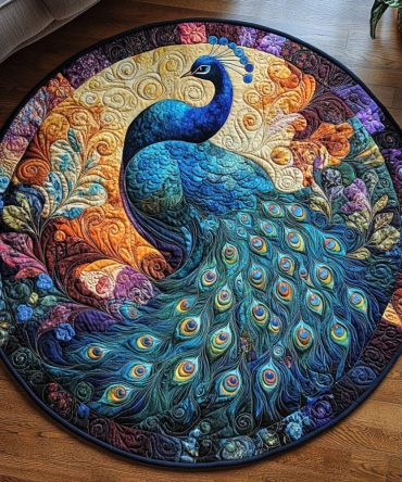 Regal Reflections Quilted Round Mat