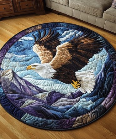 Rise Proud Quilted Round Mat