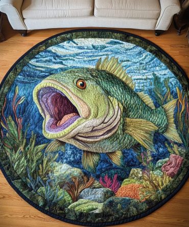 River Quest Quilted Round Mat