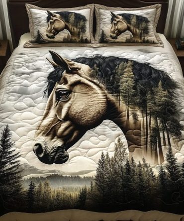 Rustic Meadow 3-Piece Quilted Bedding Set