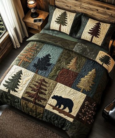 Rustic Refuge 3-Piece Quilted Bedding Set