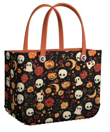 Bucket Tote Bag, Limited Edition Bogg Bag, Beach Bag Eerie Elegance