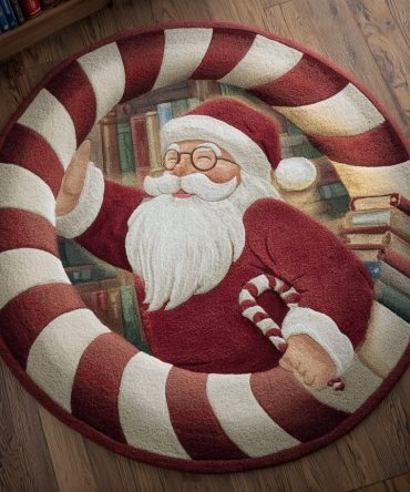 Santa Memories Quilted Round Mat