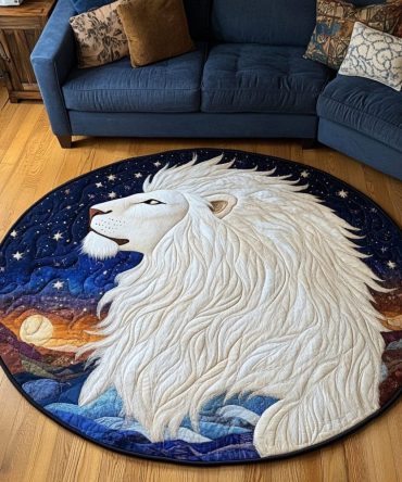 Savanna Roar Quilted Round Mat