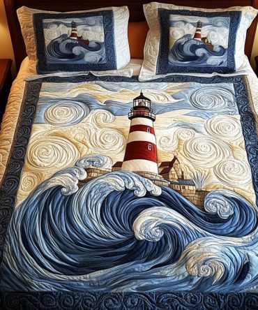 Serene Sands 3-Piece Quilted Bedding Set