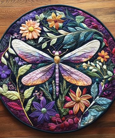 Serenity Soar Quilted Round Mat