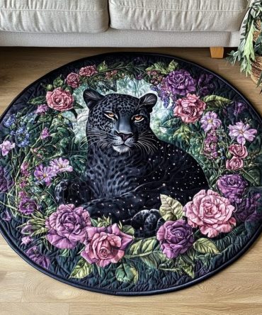 Shadow King Quilted Round Mat