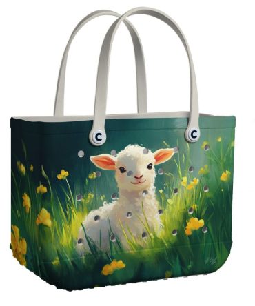 Bucket Tote Bag, Limited Edition Bogg Bag, Beach Bag Woolly Wonders