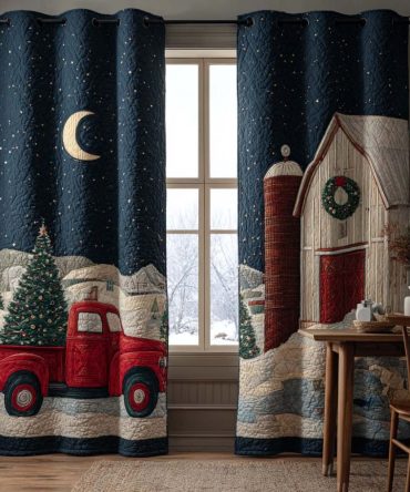 Silent Night Quilted Curtains
