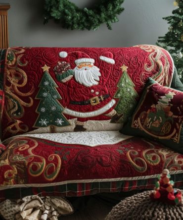 Silent Night Quilted Sofa Cover
