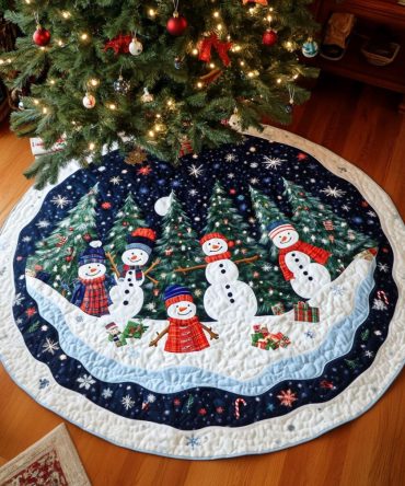 Silent Night Shade Quilted Round Mat
