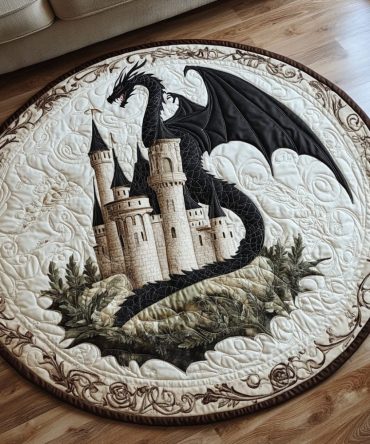 Sky Sovereign Quilted Round Mat