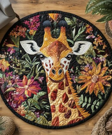 Skyward Reach Quilted Round Mat