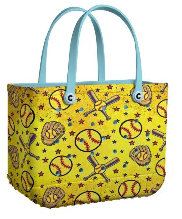 Vibrant Baseball Tote Bag – Spacious, Durable, Perfect For Sports Fans & Everyday Use