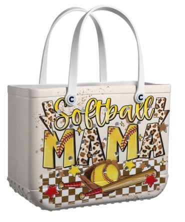 Softball Mama Tote Bag - Stylish & Durable Sports Accessory For Proud Moms