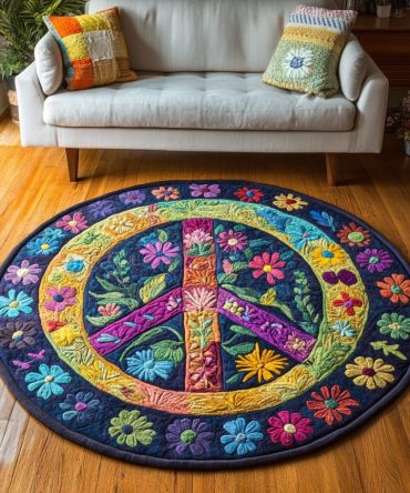 Soul Journey Quilted Round Mat