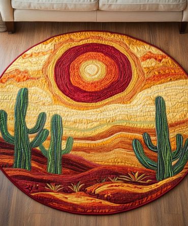 Southwest Spirit Quilted Round Mat