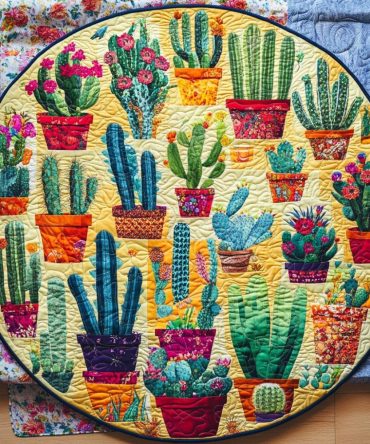 Southwestern Charm Mat Quilted Round Mat