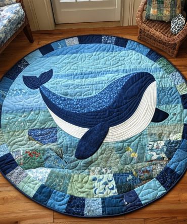 Space Voyager Quilted Round Mat