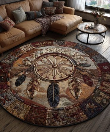 Spirit Net Quilted Round Mat