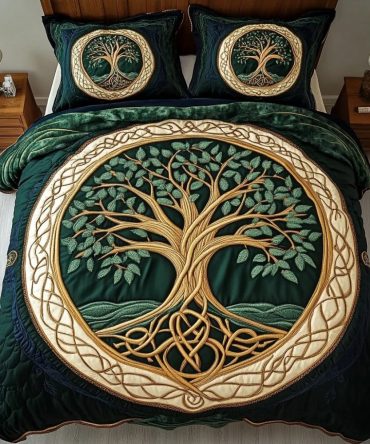 Spirit Of The Forest 3-Piece Quilted Bedding Set