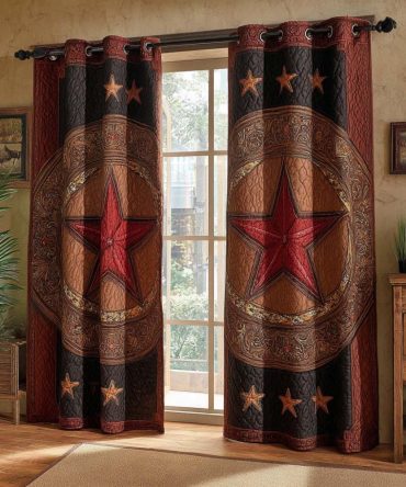 Star West Love Quilted Curtains
