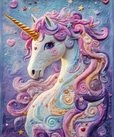 Stardust Fantasy Quilted Blanket